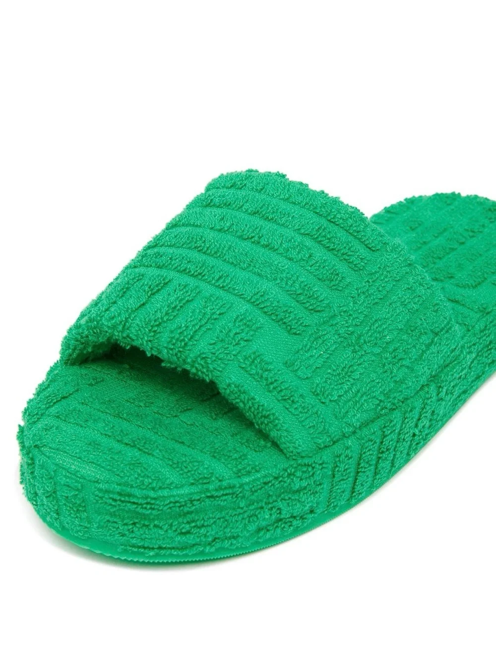 NEW BOTTEGA VENETA Resort Sponge Sandals - Grass Green - Picture 5 of 6
